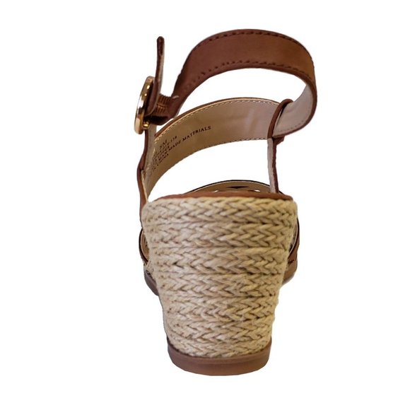 Lucca Lane Haldene Leather Wedge Sandal - Picture 3 of 10